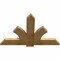 Ekena Millwork Redmond Rough Sawn Timber Gable Bracket, Western Red Cedar, 48"W x 32"H x 2"D x 6"F, 16/12 Pitch GBW048X32X0206RED00RWR - alternate 5